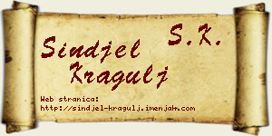 Sinđel Kragulj vizit kartica